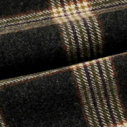 【中古】ジョシュアエリス Joshua Ellis ウール チェック マフラー ブラック系xベージュ【 状態ランクA 】【 メンズ 】