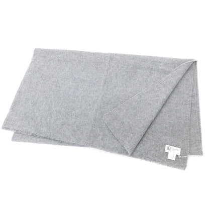 【中古】ジョンストンズ JOHNSTONS カシミヤ マフラー グレー【 状態ランクA 】【 メンズ 】