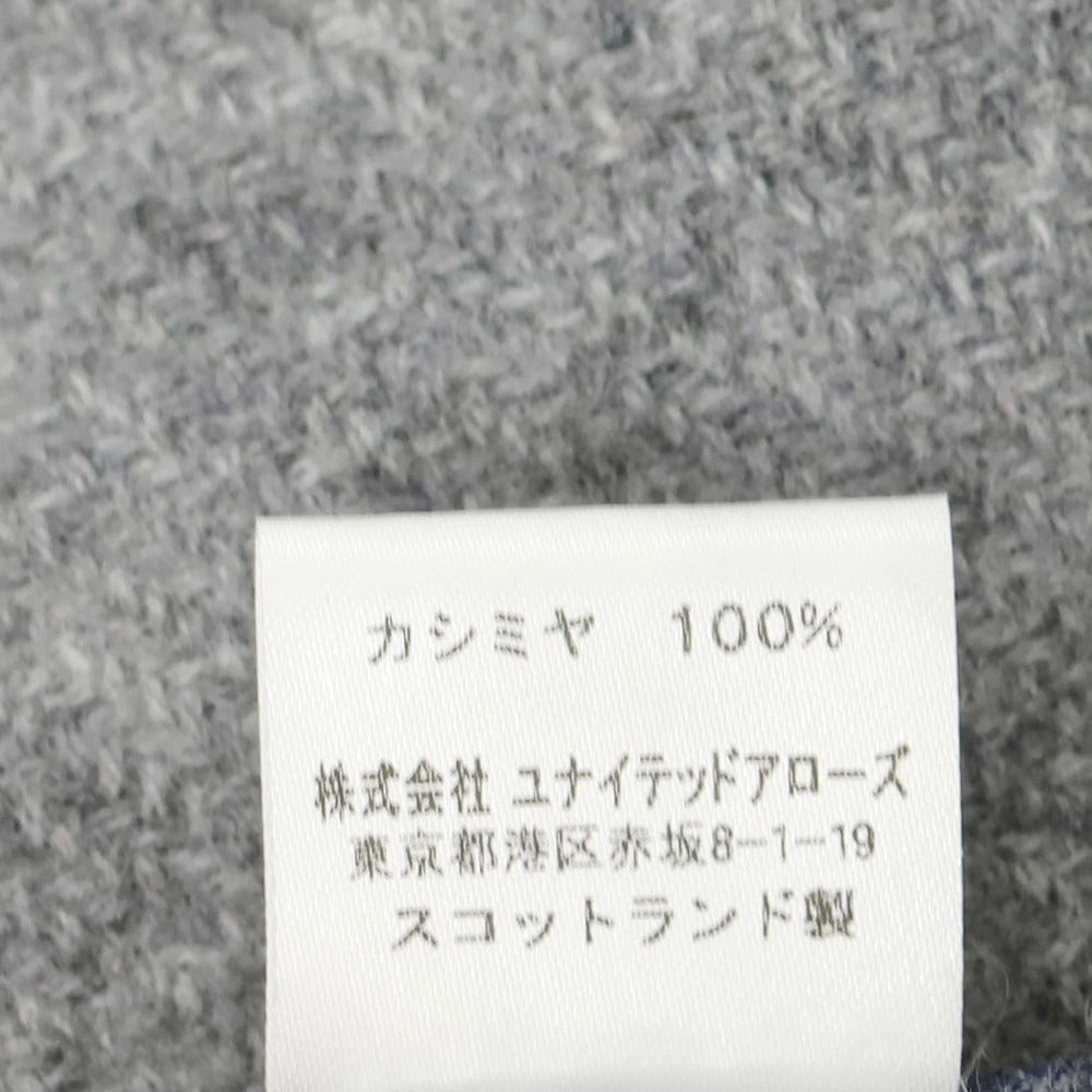 【中古】ジョンストンズ JOHNSTONS カシミヤ マフラー グレー【 状態ランクA 】【 メンズ 】