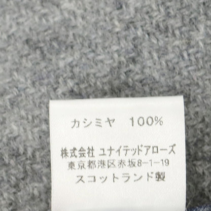 【中古】ジョンストンズ JOHNSTONS カシミヤ マフラー グレー【 状態ランクA 】【 メンズ 】