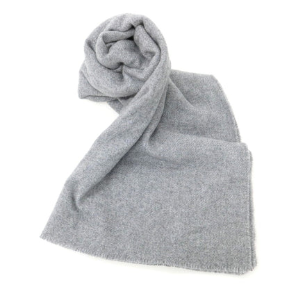 【中古】ジョンストンズ JOHNSTONS カシミヤ マフラー グレー【 状態ランクA 】【 メンズ 】