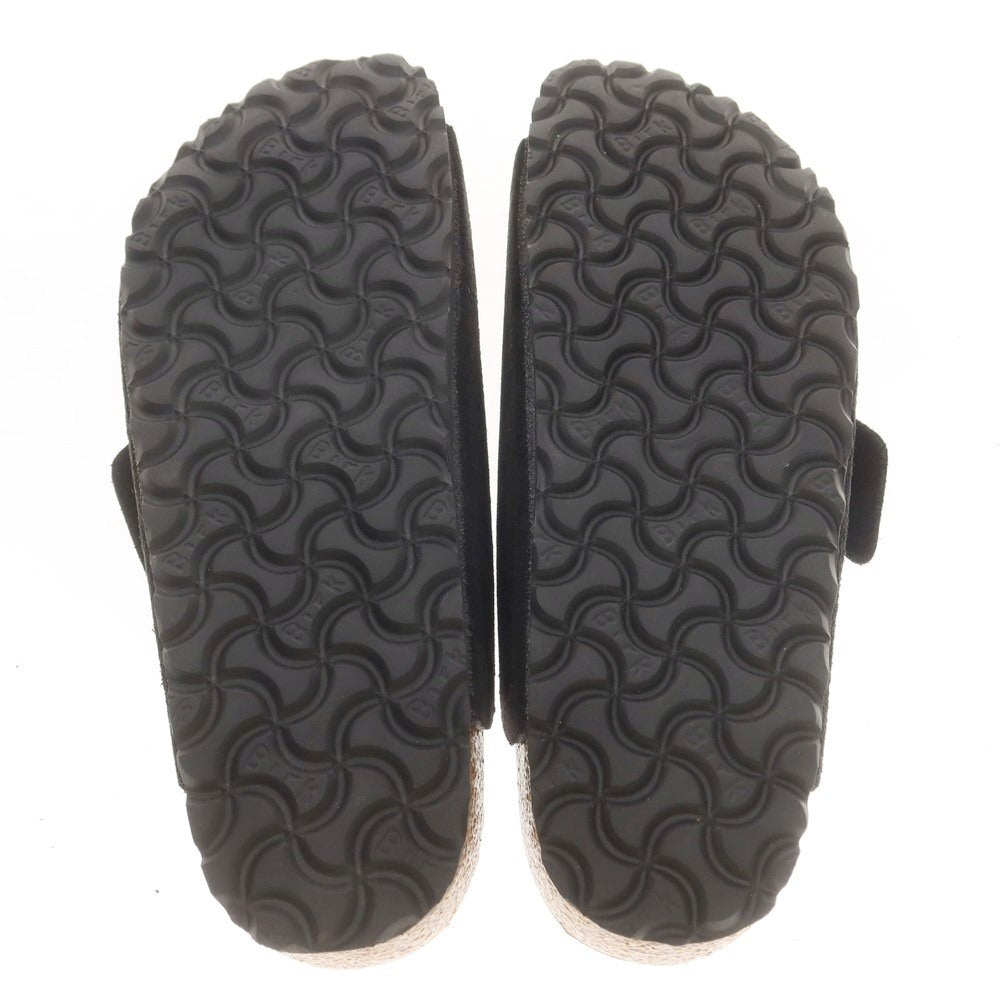 【中古】【未使用】ビルケンシュトック BIRKENSTOCK Arosa Big Buckle スエード サンダル ブラック【 40 】【 状態ランクS 】【 メンズ 】