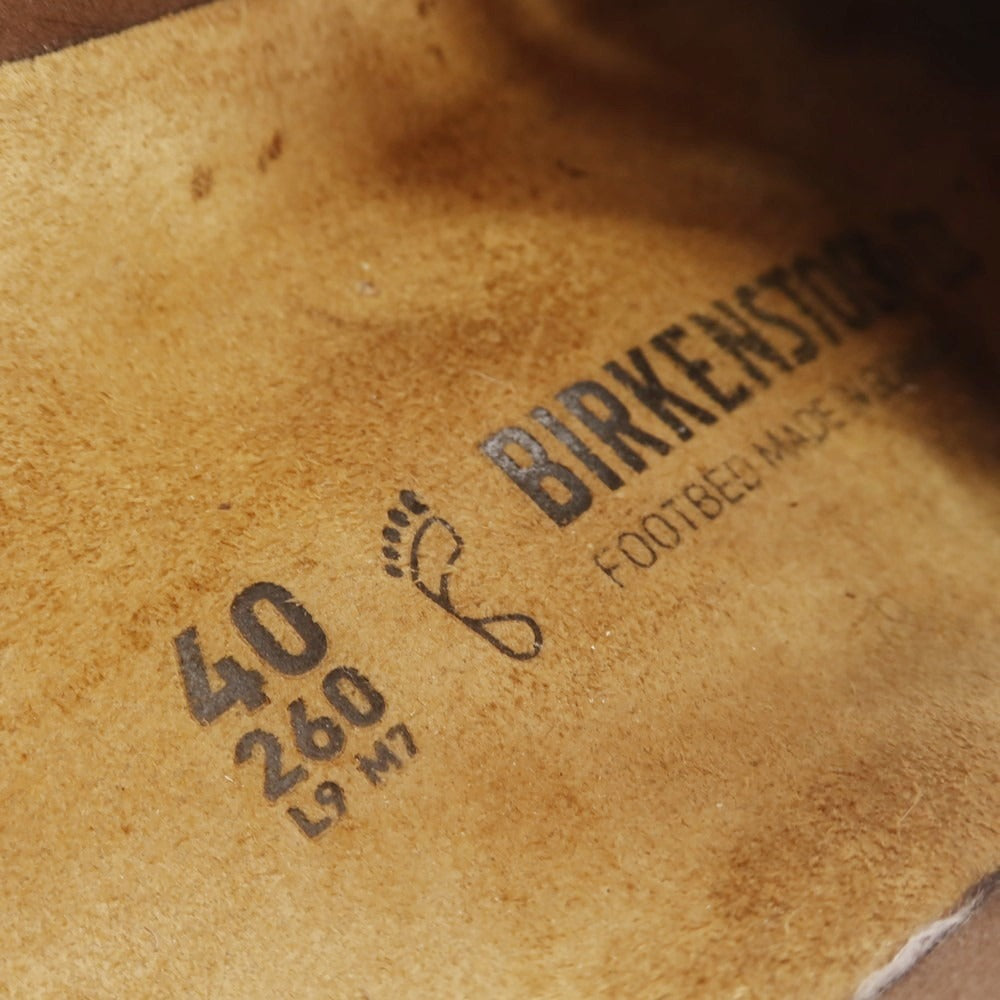 【中古】ビルケンシュトック BIRKENSTOCK London スエード サンダル トーブ系【 40 】【 状態ランクA 】【 メンズ 】
