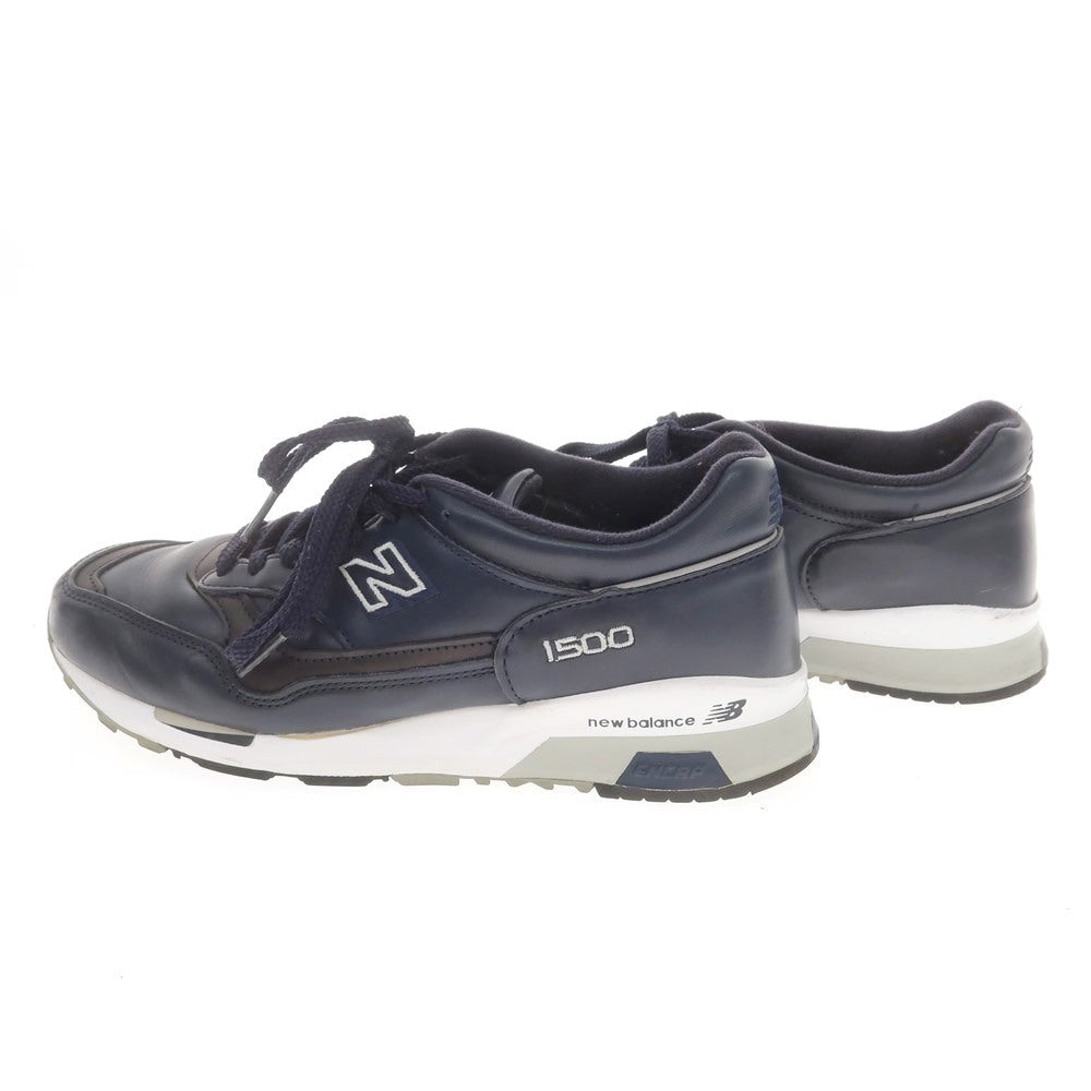 【中古】ニューバランス NEW BALANCE M1500NAV レザー スニーカー ネイビー【 UK7 1/2 】【 状態ランクB 】【 メンズ 】