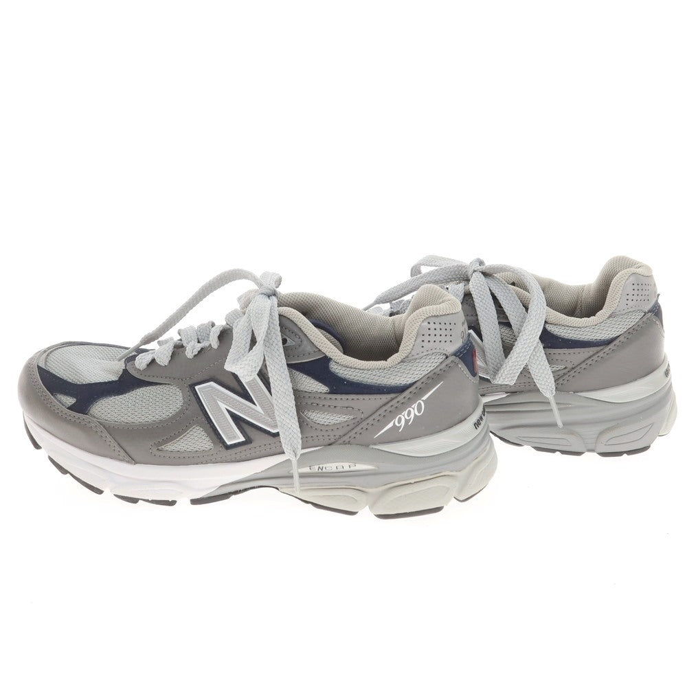 [Used] New Balance M990GJ3 Made in USA Sneakers Gray x Navy [26cm] [Condition Rank B] [Men&