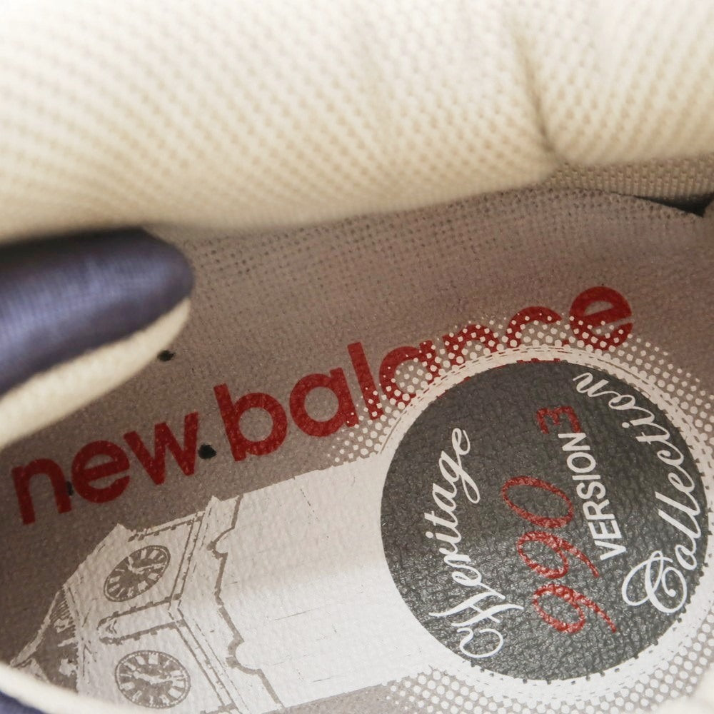 [Used] New Balance M990GJ3 Made in USA Sneakers Gray x Navy [26cm] [Condition Rank B] [Men&