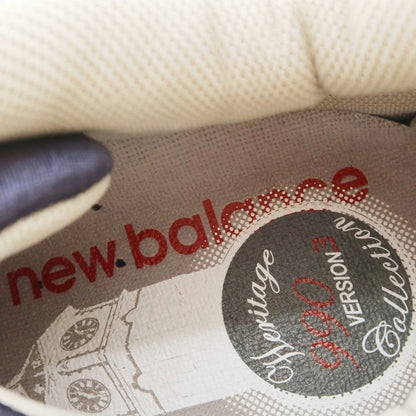 [Used] New Balance M990GJ3 Made in USA Sneakers Gray x Navy [26cm] [Condition Rank B] [Men&