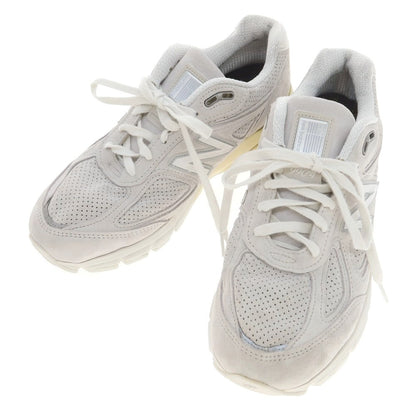 【中古】ニューバランス NEW BALANCE M990AF4 USA製 スエード スニーカー ライトグレー【 26cm 】【 状態ランクA 】【 メンズ 】