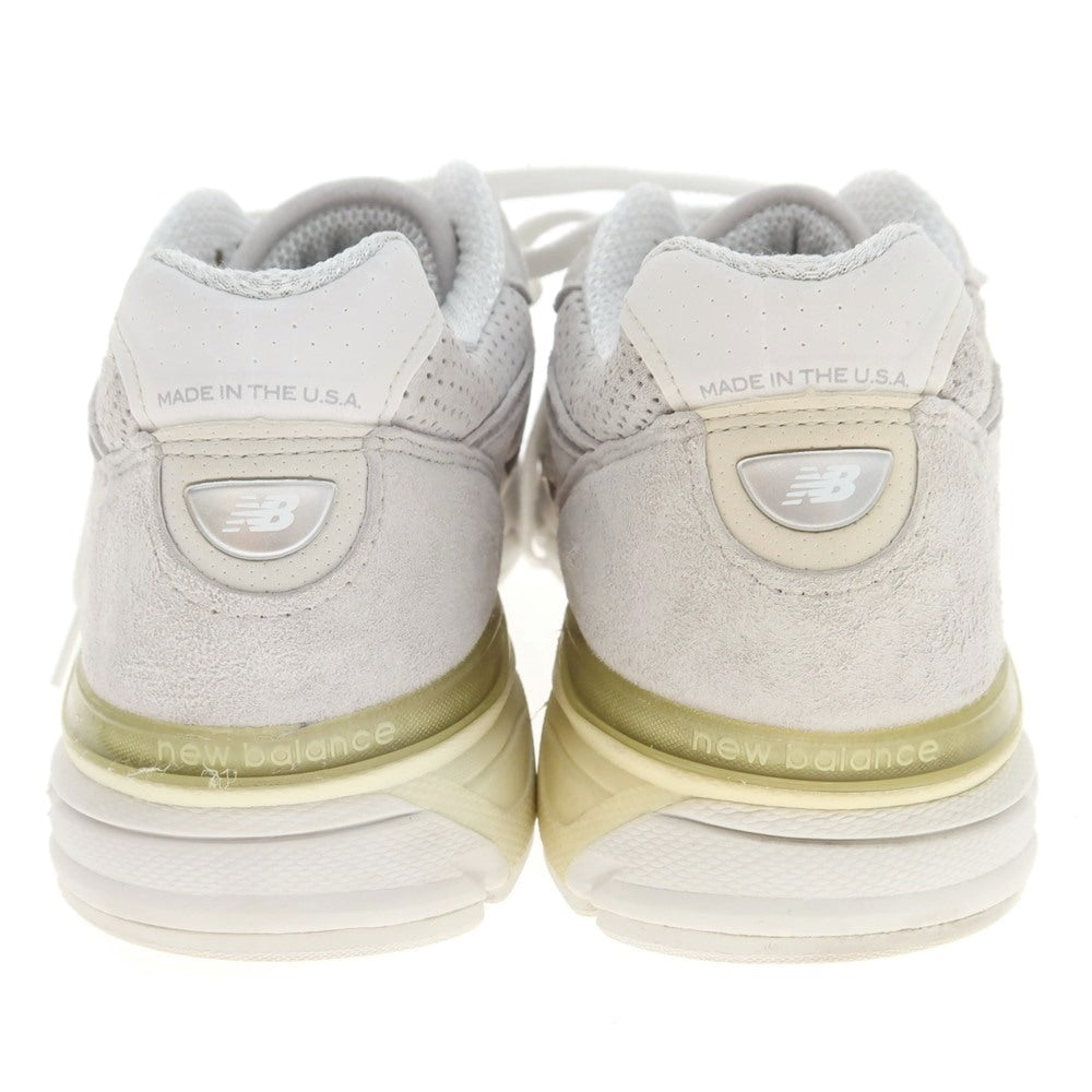 【中古】ニューバランス NEW BALANCE M990AF4 USA製 スエード スニーカー ライトグレー【 26cm 】【 状態ランクA 】【 メンズ 】