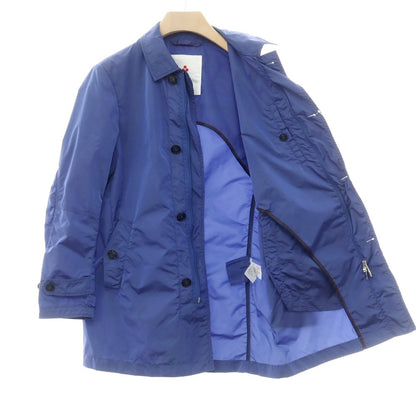 【中古】ピューテリー PEUTEREY ナイロン ステンカラーコート ブルー系【 48 】【 状態ランクC 】【 メンズ 】