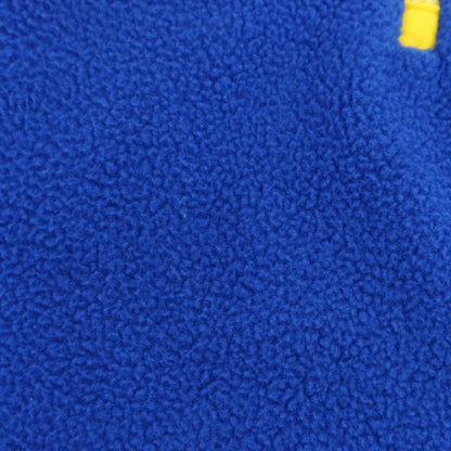 【中古】ポロ ラルフローレン Polo Ralph Lauren ポリエステル スタンドカラー ハーフジップ フリースジャケット ブルーxイエロー【 M 】【 状態ランクB 】【 メンズ 】