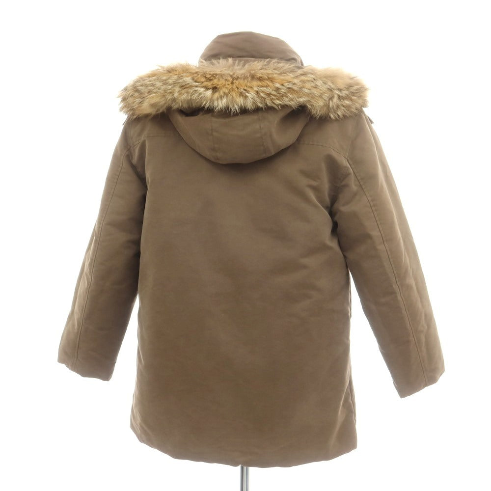 【中古】モンクレール MONCLER コットンポリエステル ダウンコート ブラウン【 2 】【 状態ランクD 】【 メンズ 】