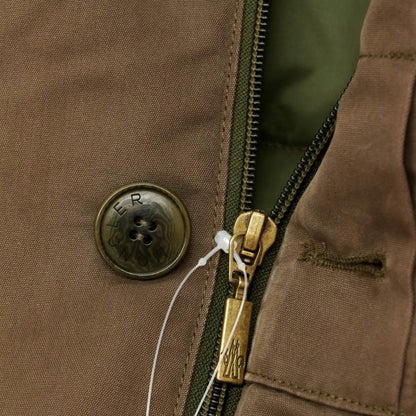 【中古】モンクレール MONCLER コットンポリエステル ダウンコート ブラウン【 2 】【 状態ランクD 】【 メンズ 】