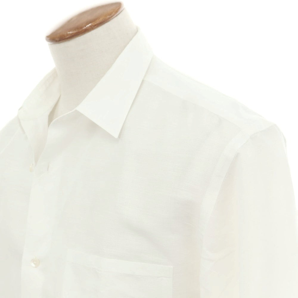 [Used] UNITED ARROWS Cotton Linen Casual Shirt White [M] [Condition Rank B] [Men&