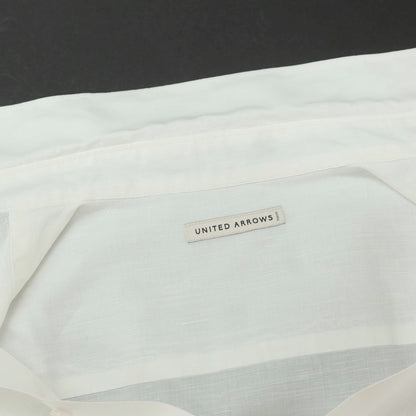 [Used] UNITED ARROWS Cotton Linen Casual Shirt White [M] [Condition Rank B] [Men&