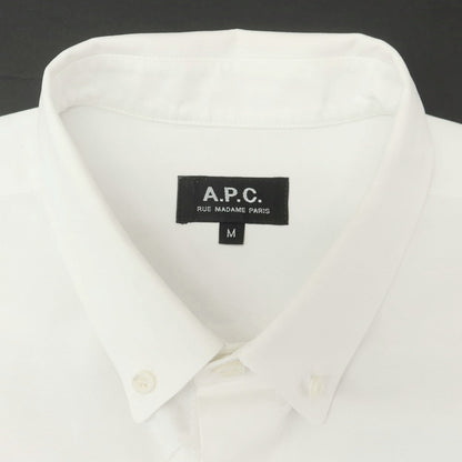 [Used] A.P.C. Cotton Button-down Casual Shirt White [M] [Condition Rank C] [Men&