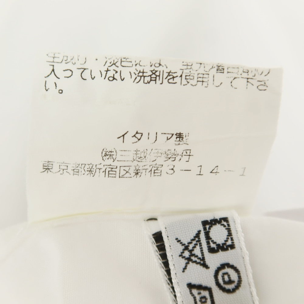 [Used] Luigi Borrelli Cotton Button-down Dress Shirt White [38] [Condition Rank D] [Men&