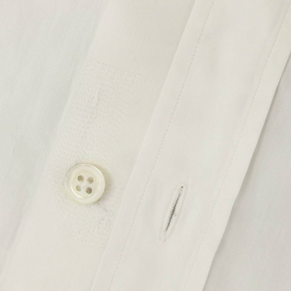 [Used] Luigi Borrelli Cotton Button-down Dress Shirt White [38] [Condition Rank D] [Men&