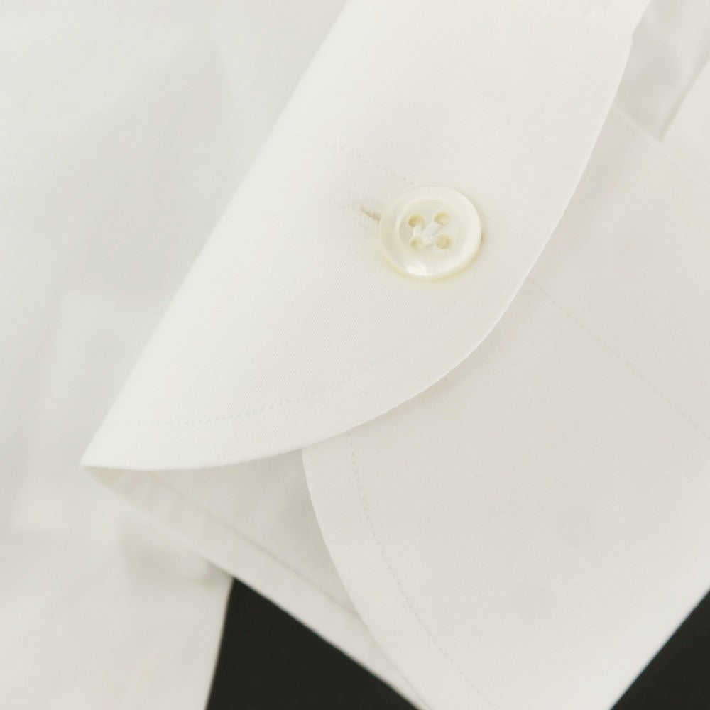 [Used] Luigi Borrelli Cotton Button-down Dress Shirt White [38] [Condition Rank D] [Men&