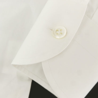 [Used] Luigi Borrelli Cotton Button-down Dress Shirt White [38] [Condition Rank D] [Men&