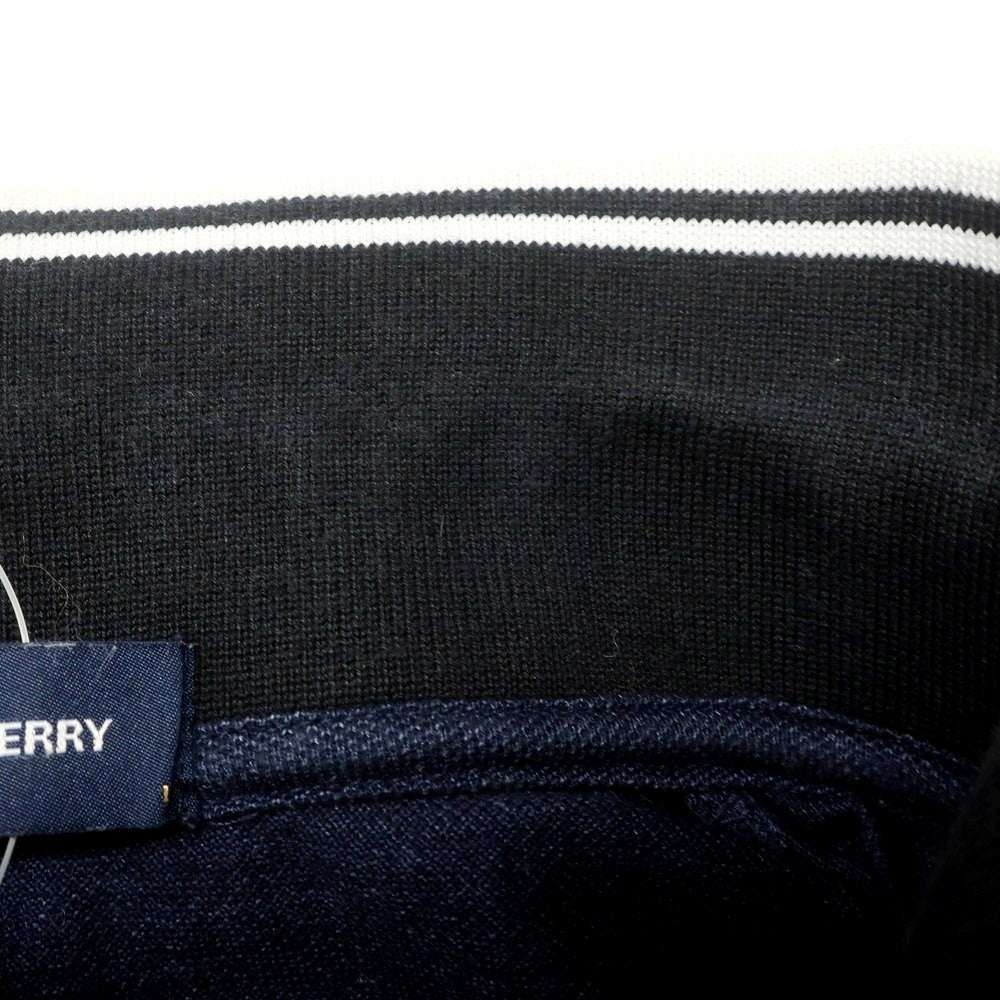 【中古】フレッドペリー FRED PERRY コットン 鹿の子 半袖ポロシャツ ネイビー【 L 】【 状態ランクC 】【 メンズ 】