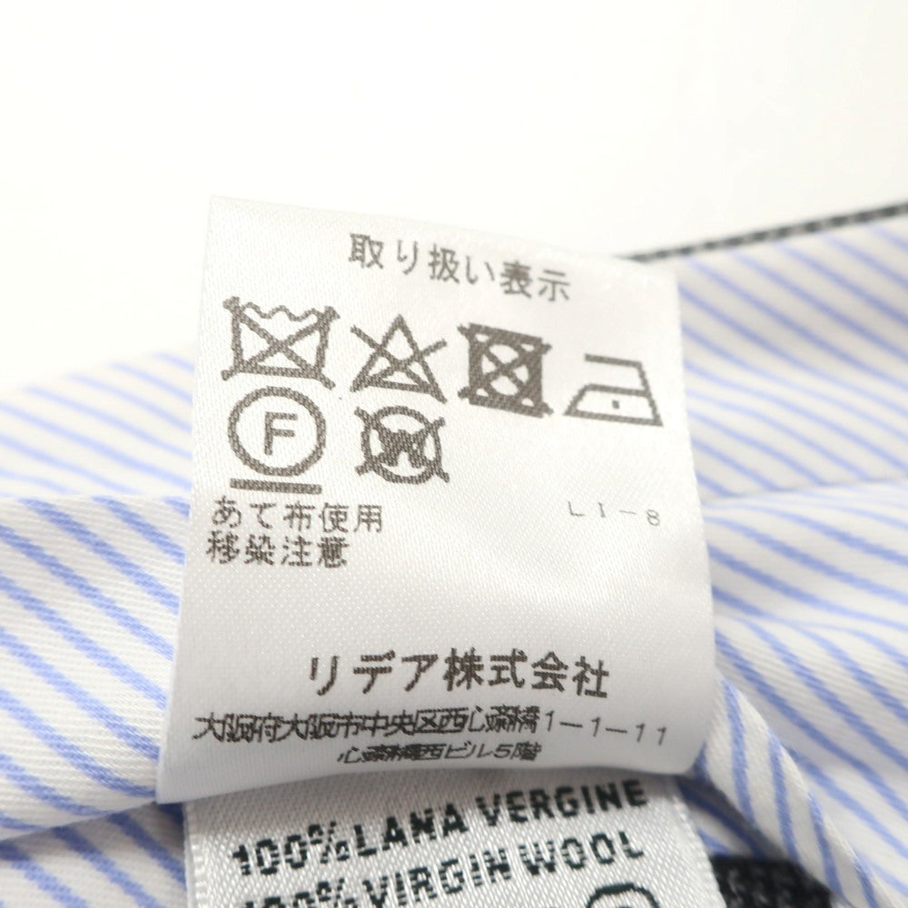 【中古】ロータ ROTA ウール ドレススラックスパンツ ブラックxホワイト【 50 】【 状態ランクB 】【 メンズ 】