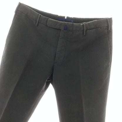 【中古】インコテックス INCOTEX ストレッチ コットン カジュアルスラックスパンツ ダークグレー系【 52 】【 状態ランクC 】【 メンズ 】