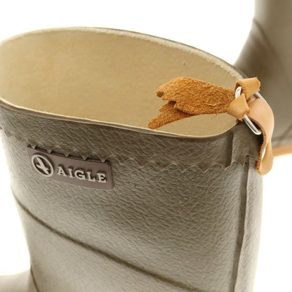 [Used] Aigle BISON Rubber Rain Boots Khaki [41] [Condition Rank B] [Men&