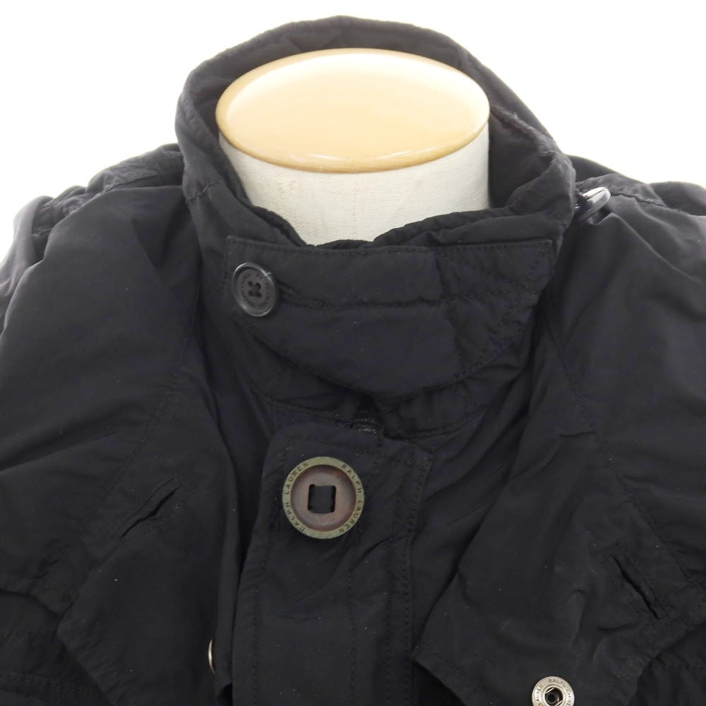 【中古】ポロ ラルフローレン Polo Ralph Lauren ポリエステルナイロン ミリタリージャケット ブラック【 S 】【 状態ランクB 】【 メンズ 】