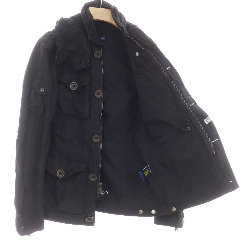 【中古】ポロ ラルフローレン Polo Ralph Lauren ポリエステルナイロン ミリタリージャケット ブラック【 S 】【 状態ランクB 】【 メンズ 】