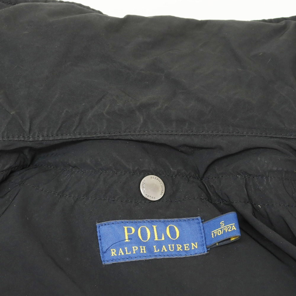 【中古】ポロ ラルフローレン Polo Ralph Lauren ポリエステルナイロン ミリタリージャケット ブラック【 S 】【 状態ランクB 】【 メンズ 】