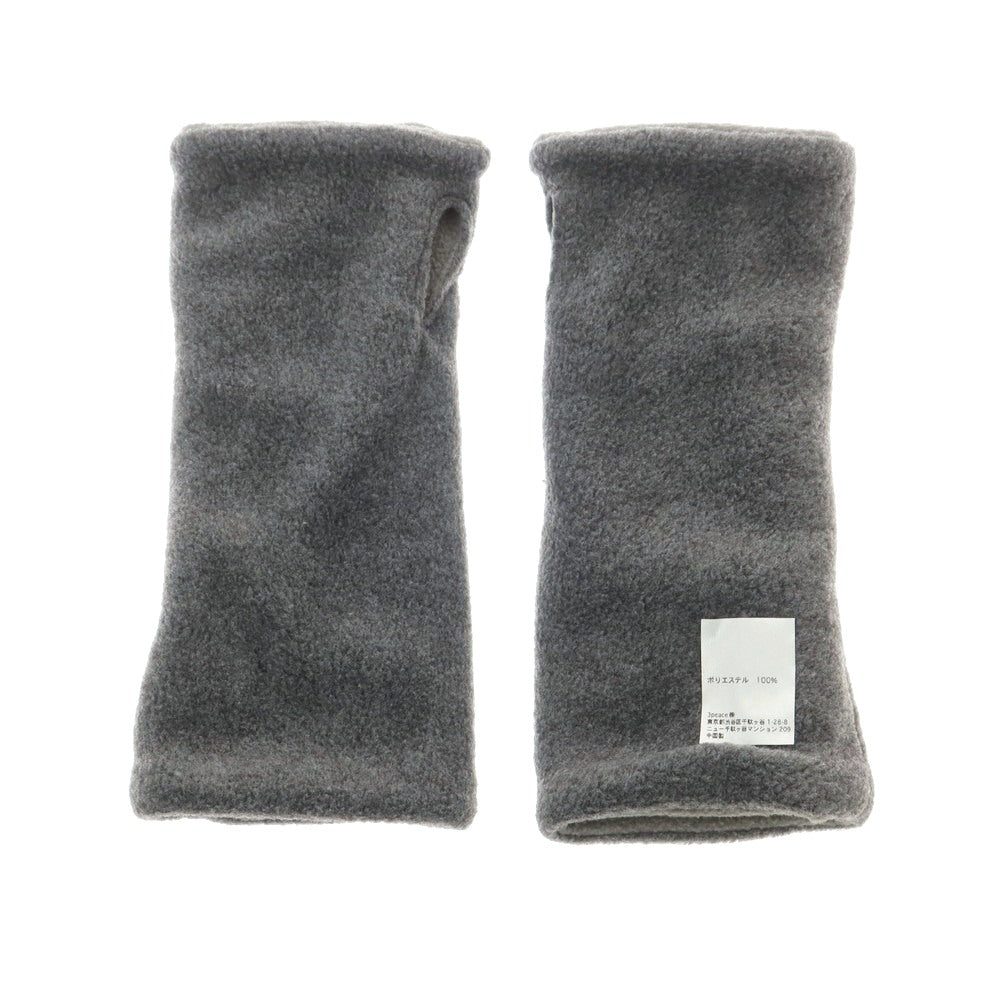 【中古】【未使用】ヴァロラント VALORANT × UNITED ARROWS フリース フィンガーレスグローブ 手袋 グレー【 サイズFREE 】【 状態ランクS 】【 ユニセックス 】 [CPD]