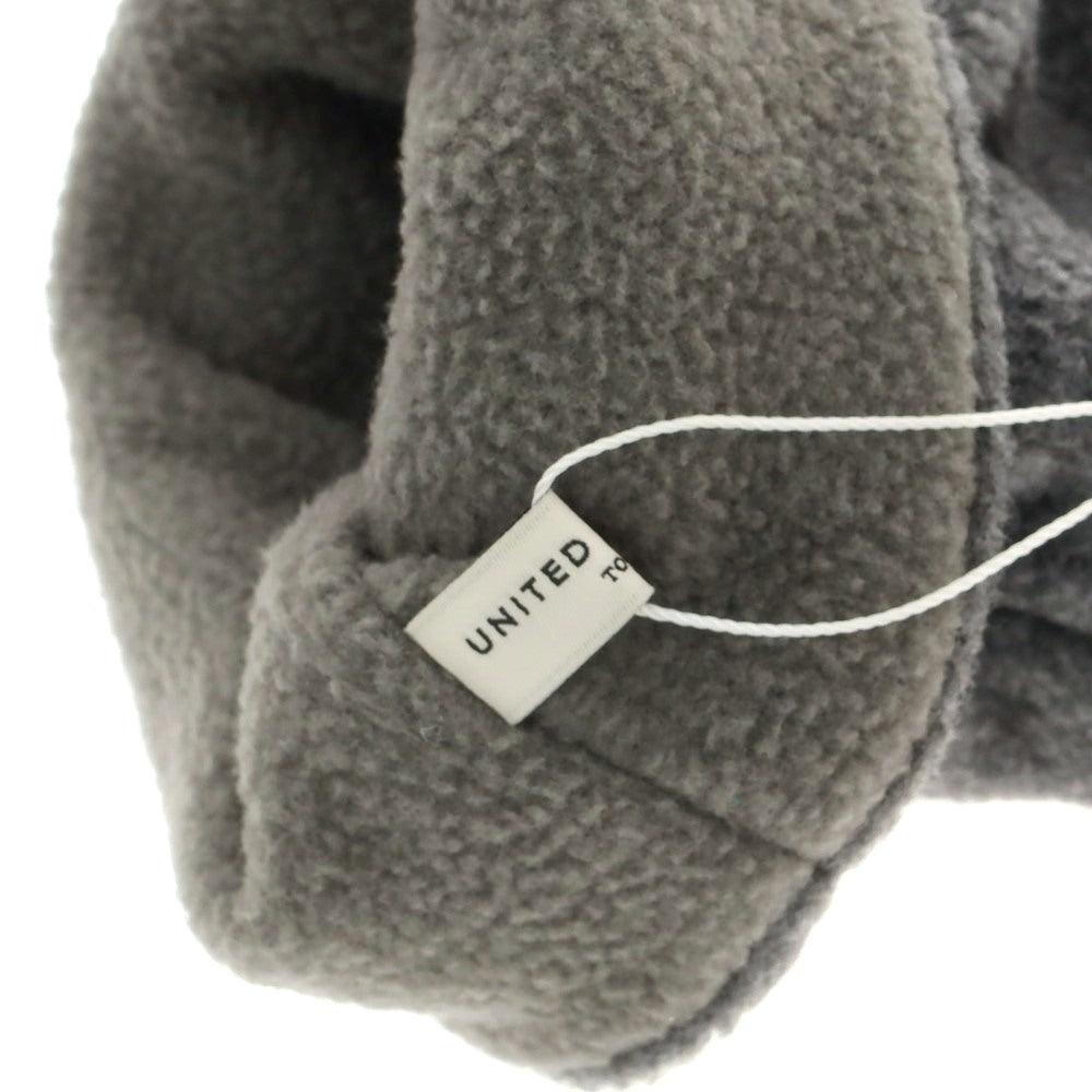 【中古】【未使用】ヴァロラント VALORANT × UNITED ARROWS フリース フィンガーレスグローブ 手袋 グレー【 サイズFREE 】【 状態ランクS 】【 ユニセックス 】 [CPD]