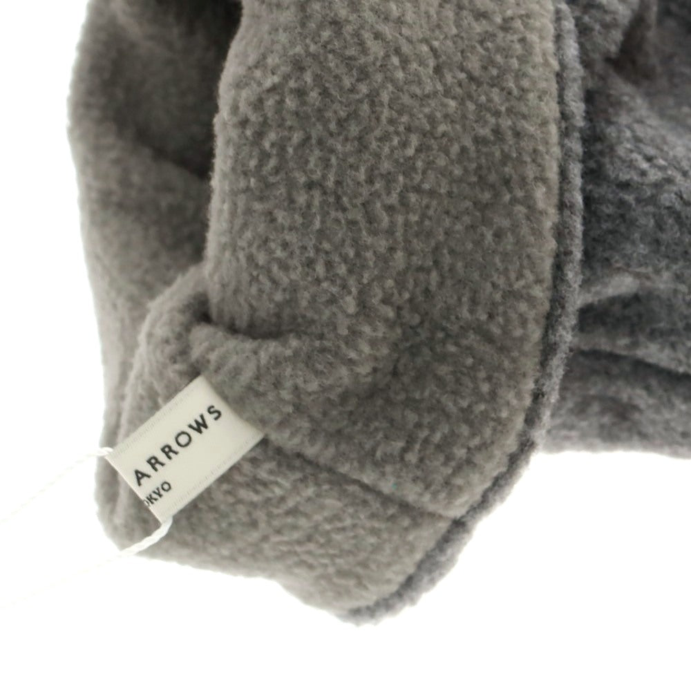 【中古】【未使用】ヴァロラント VALORANT × UNITED ARROWS フリース フィンガーレスグローブ 手袋 グレー【 サイズFREE 】【 状態ランクS 】【 ユニセックス 】 [CPD]