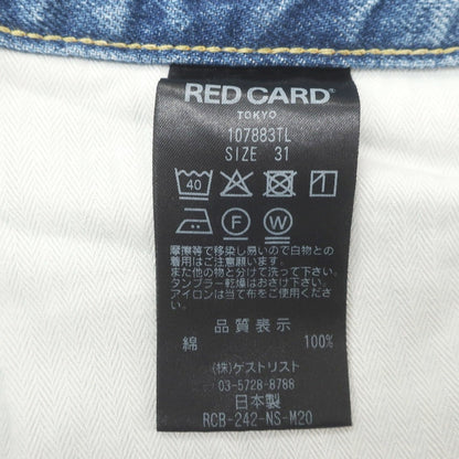 【中古】レッドカード RED CARD コットン ジーンズ デニムパンツ ブルー【 31 】【 状態ランクB 】【 メンズ 】 [APD]