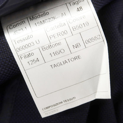 【中古】タリアトーレ TAGLIATORE サマーウール テーラードジャケット ダークネイビー【 48 】【 状態ランクA 】【 メンズ 】 [APD]