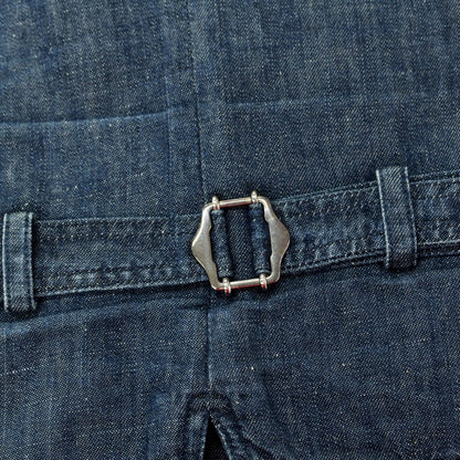 【中古】ラルディーニ LARDINI コットンリネン ジレ ベスト ネイビー【 48 】【 状態ランクC 】【 メンズ 】