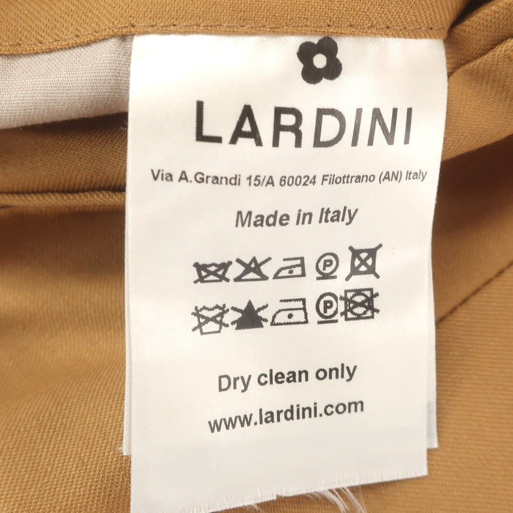 [Used] LARDINI Wool Casual Slacks Pants, Camel [48] [Condition Rank A] [Men&
