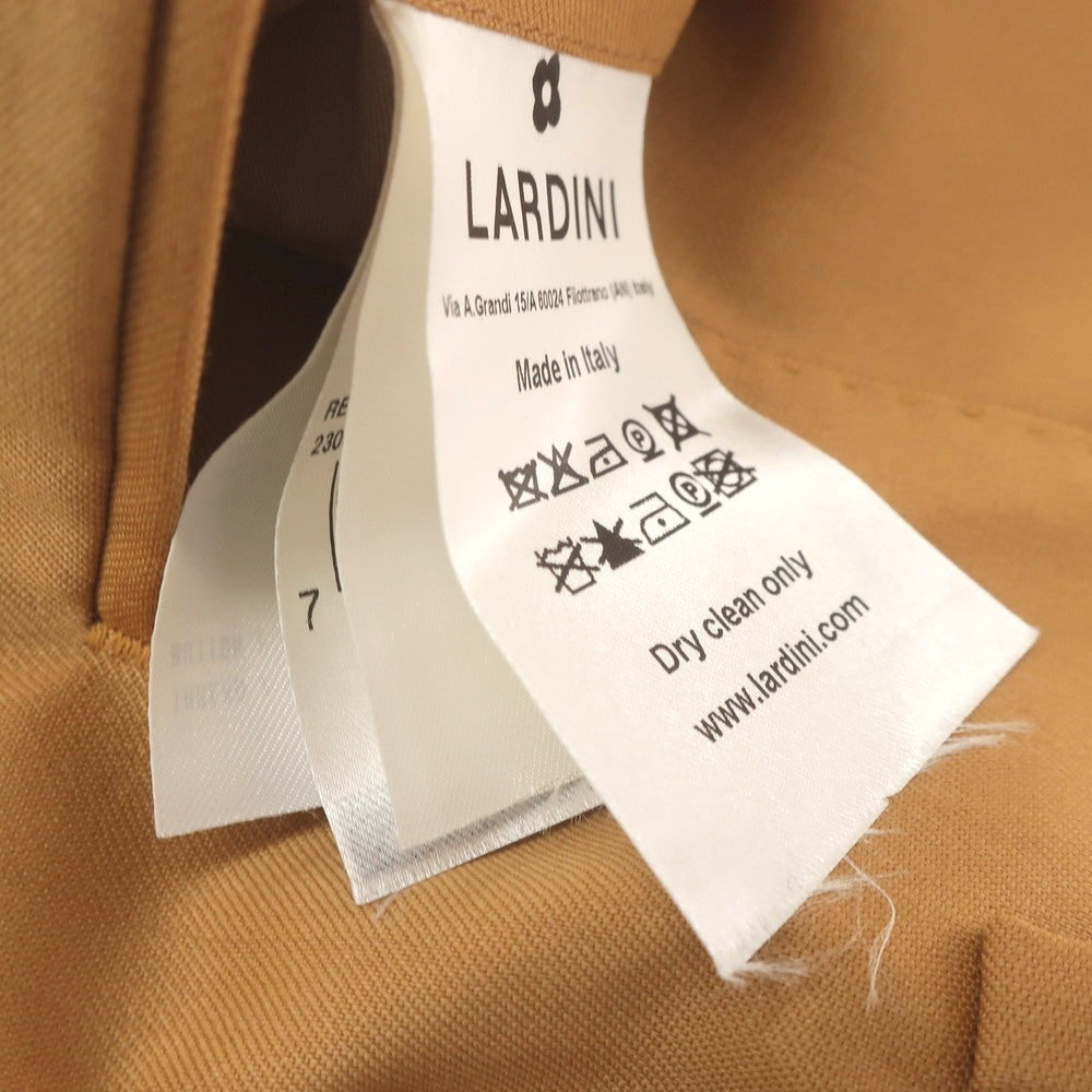 [Used] LARDINI Wool Casual Slacks Pants, Camel [48] [Condition Rank A] [Men&