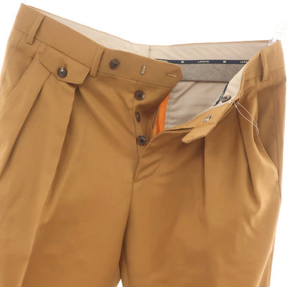 [Used] LARDINI Wool Casual Slacks Pants, Camel [48] [Condition Rank A] [Men&