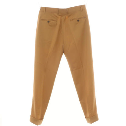 [Used] LARDINI Wool Casual Slacks Pants, Camel [48] [Condition Rank A] [Men&