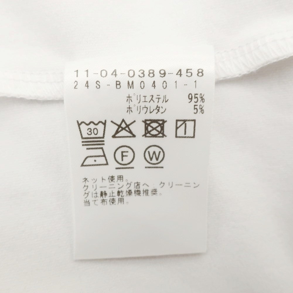 【中古】ビームス BEAMS ストレッチ ポリエステル クルーネック 半袖Ｔシャツ ホワイト【 L 】【 状態ランクB 】【 メンズ 】 [BPD]
