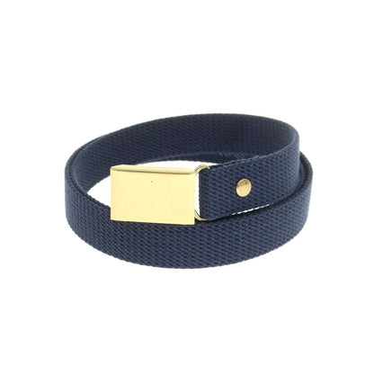 【中古】ビームスプラス BEAMS PLUS コットン ベルト ネイビー【 Ｌ 】【 状態ランクA 】【 メンズ 】