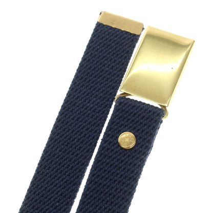 【中古】ビームスプラス BEAMS PLUS コットン ベルト ネイビー【 Ｌ 】【 状態ランクA 】【 メンズ 】