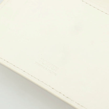 【中古】ポーター PORTER b印 YOSHIDA パイソンレザー 名刺入れ オフホワイトxアッシュブラウン【 状態ランクC 】【 メンズ 】