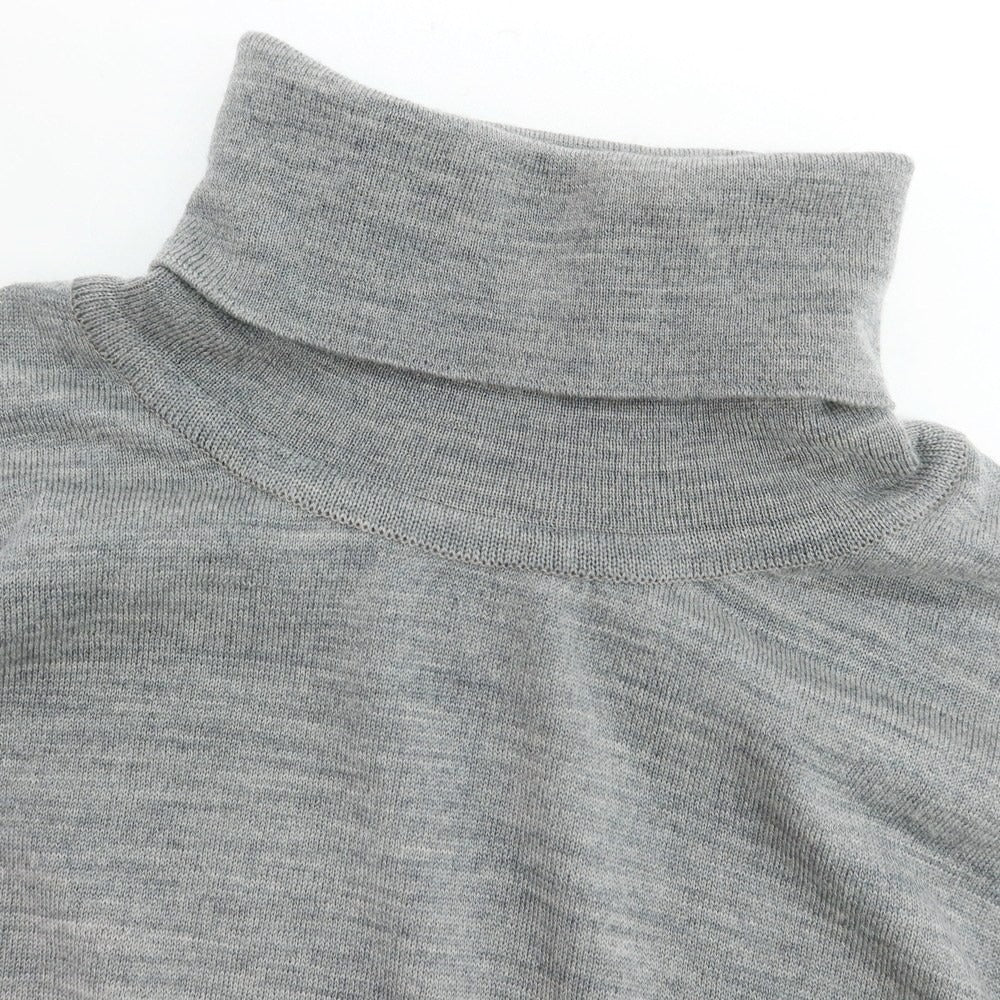 【中古】ジョンスメドレー JOHN SMEDLEY ハイゲージ ウール タートルネック プルオーバーニット グレー【 L 】【 状態ランクB 】【 メンズ 】