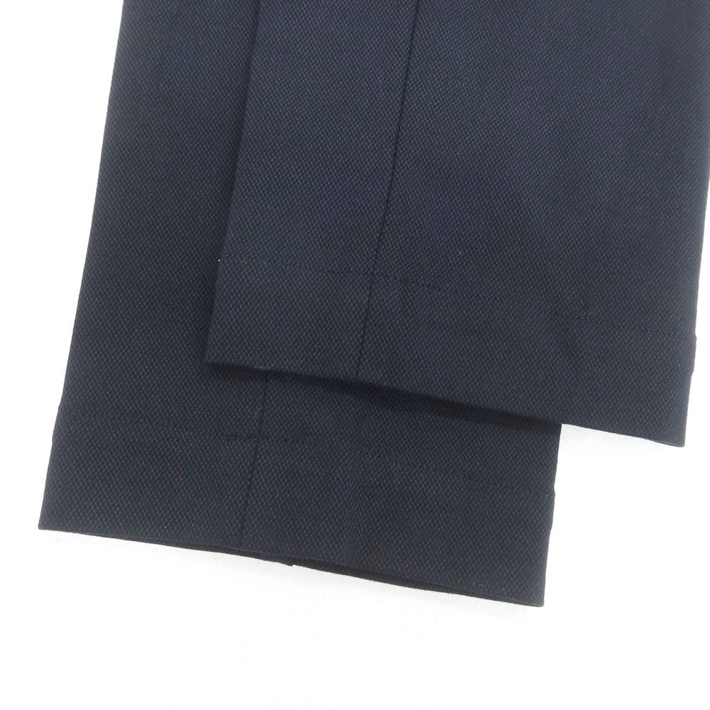 【中古】ベルナルド ジュスティ BERNARDO GIUSTI レーヨンナイロン ジャージー イージースラックスパンツ ネイビー【 50 】【 状態ランクD 】【 メンズ 】