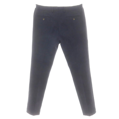 【中古】ベルナルド ジュスティ BERNARDO GIUSTI レーヨンナイロン ジャージー イージースラックスパンツ ネイビー【 50 】【 状態ランクD 】【 メンズ 】