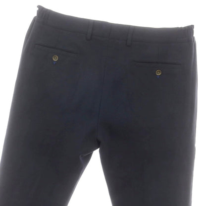 【中古】ベルナルド ジュスティ BERNARDO GIUSTI レーヨンナイロン ジャージー イージースラックスパンツ ネイビー【 50 】【 状態ランクD 】【 メンズ 】