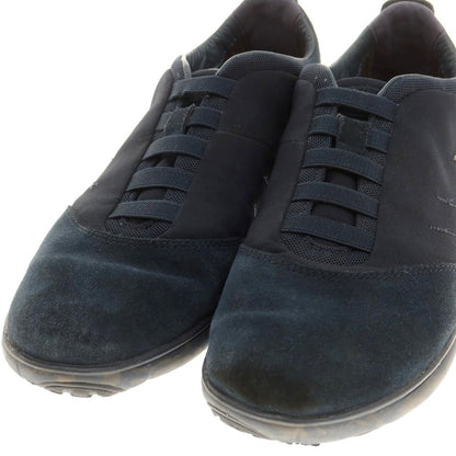 【中古】ジェオックス GEOX スリッポン スニーカー ネイビー【 7 】【 状態ランクC 】【 メンズ 】